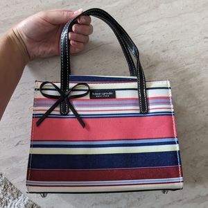 Kate Spade Pink Striped Handbag